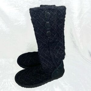 UGG Lattice Cardy Knit Boots